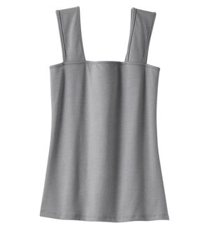 YU'NOW（ユナウ）の「【抗菌防臭】【吸水速乾】ブラ紐隠しの優秀インナー（肌着・インナーウェア）」｜グレー