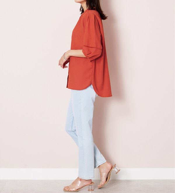 BELLUNA（ベルーナ）の「エアリービンテージ素材レース使いブラウス（ブラウス）」｜詳細画像