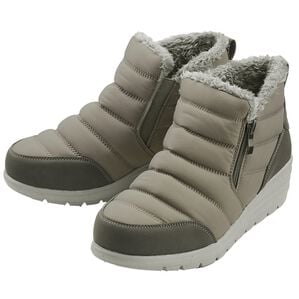 ルフラン（ルフラン）の「あったかキルティング裏ボアブーツ（ブーツ）」｜ライトグレー