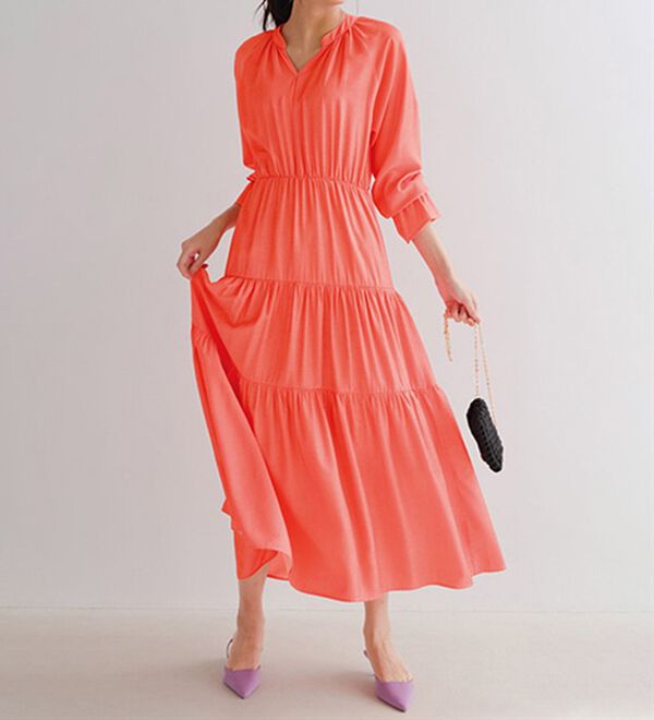 RANAN（ラナン）の「シャンブレーカラーワンピース（その他ワンピース）」｜詳細画像