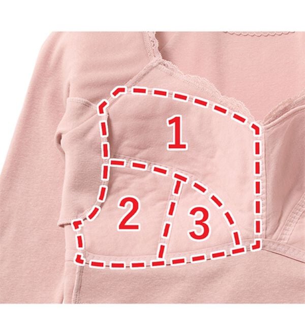 「【３色組】新・毎日活躍！綿のカップ付インナー（ブラトップ・カップ付きインナー）」｜詳細画像