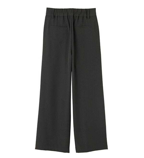 GeeRA（ジーラ）の「着心地抜群！ハイウエストダブルタックワイドパンツ（フルレングスパンツ）」｜詳細画像