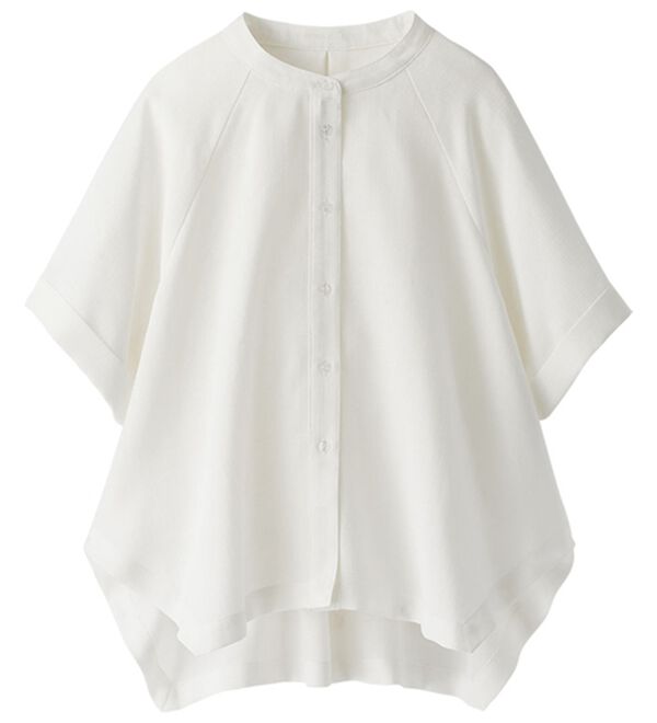 BELLUNA（ベルーナ）の「華奢見せ！麻調素材ラグラン切替ブラウス（ブラウス）」｜詳細画像