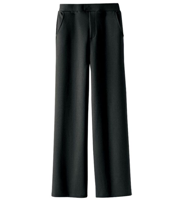 BELLUNA（ベルーナ）の「＜ジュエルウォーム＞ワイドパンツ（ワイドパンツ・ガウチョ）」｜黒