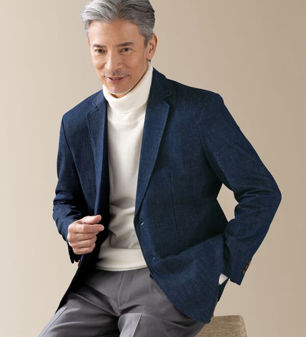 「岡山デニム＜ジャパンブルー＞ジャケット（メンズジャケット）」｜詳細画像