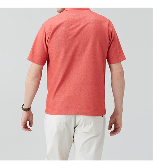 「【３色組】＜コムルヴァン・オム＞お洒落な杢調大人顔ポロシャツ（メンズシャツ）」｜詳細画像