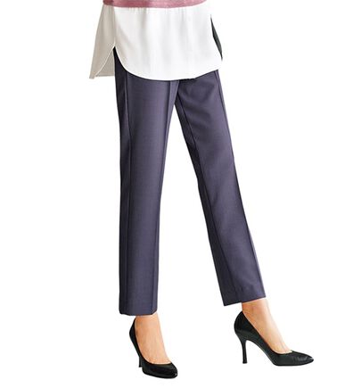 BELLUNA（ベルーナ）の「麻調ストレッチ素材テーパードパンツ（テーパードパンツ）」