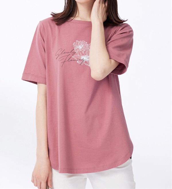 BELLUNA（ベルーナ）の「ヒンヤリ！着映えプリントプルオーバー（カットソー）」｜詳細画像