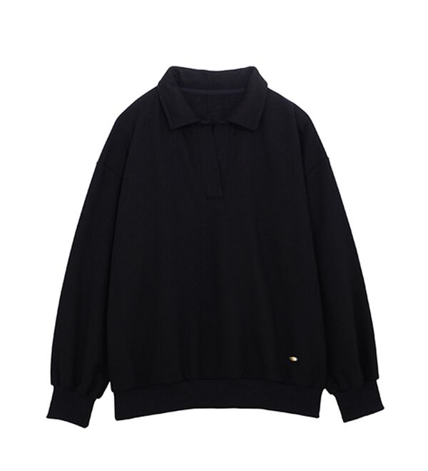 RANAN（ラナン）の「あったか裏起毛衿付きオーバーサイズスウェット（トレーナー・スウェット）」｜詳細画像