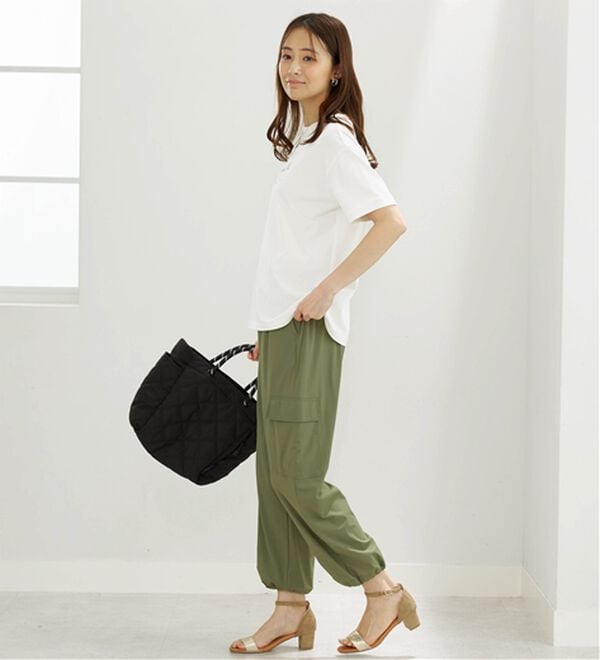 BELLUNA（ベルーナ）の「ヒンヤリ爽快！ドロスト使いカーゴパンツ（その他パンツ）」｜詳細画像