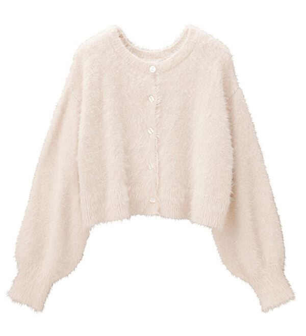 GeeRA（ジーラ）の「前後２ＷＡＹシャギー袖ボリュームニット（ニット・セーター）」｜詳細画像