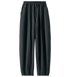 BELLUNA（ベルーナ）の「下半身カバーコクーンシルエットパンツ（フルレングスパンツ）」｜黒