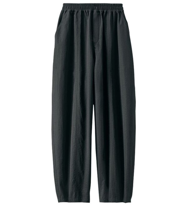 BELLUNA（ベルーナ）の「下半身カバーコクーンシルエットパンツ（フルレングスパンツ）」｜黒