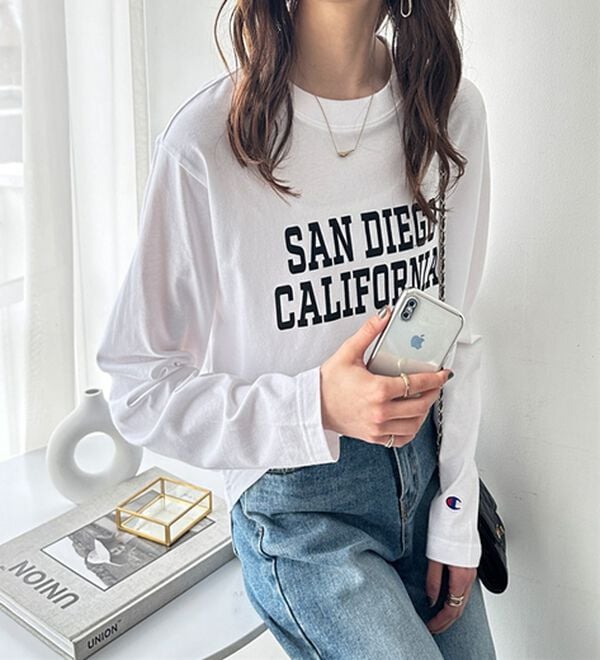 GeeRA（ジーラ）の「【ｃｈａｍｐｉｏｎ】ロゴロンＴ（カットソー）」｜詳細画像