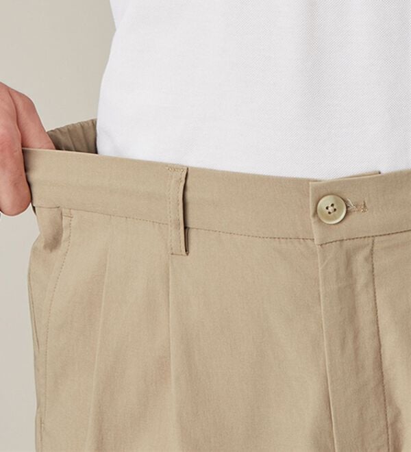 「【４本組】のびのび快適アクティブチノパンツ（メンズフルレングスパンツ）」｜詳細画像