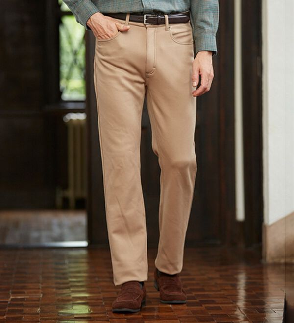 「【３本組】＜コムルヴァン・オム＞３６０&deg;のびのび楽暖パンツ（メンズフルレングスパンツ）」｜詳細画像