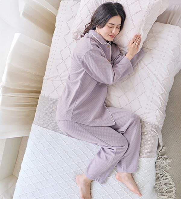 「ふんわりキルト快眠サポートパジャマ（パジャマ・ルームウェア）」｜詳細画像