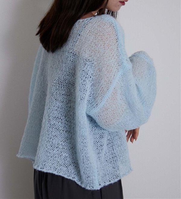 モヘアライクローゲージニット - ベルーナ【公式】