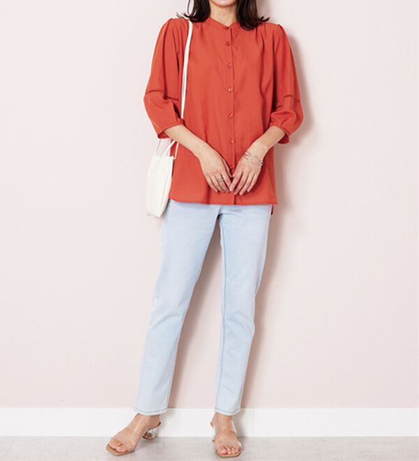 BELLUNA（ベルーナ）の「エアリービンテージ素材レース使いブラウス（ブラウス）」｜詳細画像