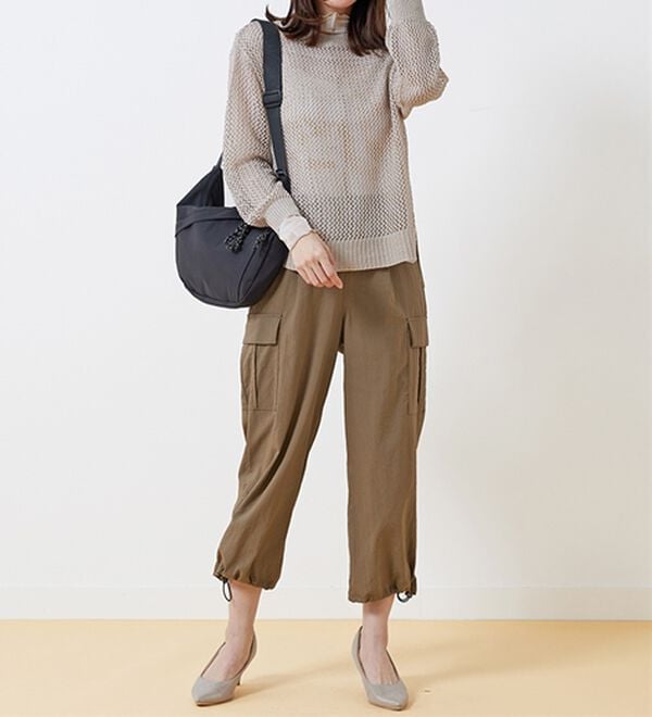 BELLUNA（ベルーナ）の「ラメメッシュニットプルオーバー（ニット・セーター）」｜詳細画像