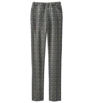 LAVIENNE（ラヴィエンヌ）の「綿混の裏シャギーレギンスパンツ（その他パンツ）」｜グレンチェック