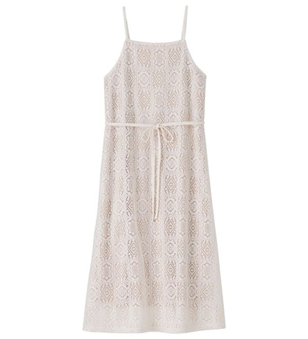 GeeRA（ジーラ）の「前後２ＷＡＹパネルレースキャミワンピース（その他ワンピース）」｜詳細画像