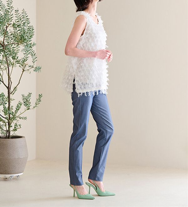 RANAN（ラナン）の「カットジャカードブラウス（ブラウス）」｜詳細画像