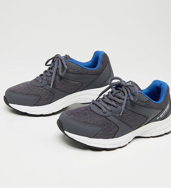 「＜ダンロップ・リファインド＞履き心地良いカラーシューズ（メンズスニーカー）」｜グレーブルー