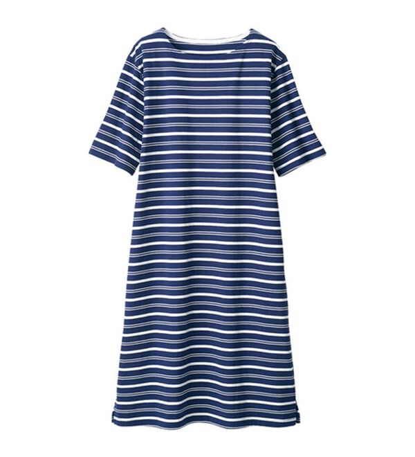 LAVIENNE（ラヴィエンヌ）の「サラッとゆったり快適ワンピース（カットソーワンピース）」｜詳細画像