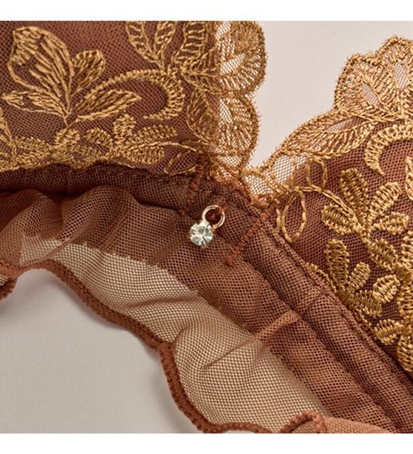 YU'NOW（ユナウ）の「ぷるるん谷間のノンワイヤーブラ＆ショーツ（ブラジャー＆ショーツセット）」｜詳細画像