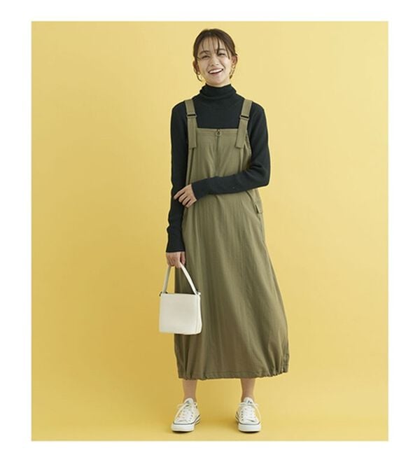 BELLUNA（ベルーナ）の「コクーンシルエットジャンパースカート（ジャンパースカート）」｜詳細画像