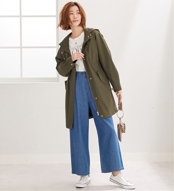 BELLUNA（ベルーナ）の「【新色追加】防風＆はっ水加工マウンテンパーカー（ハーフコート）」｜詳細画像