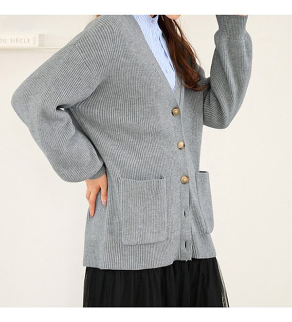 RANAN（ラナン）の「＜４つの機能付＞ポケットニットカーディガン（ニットカーディガン）」｜詳細画像