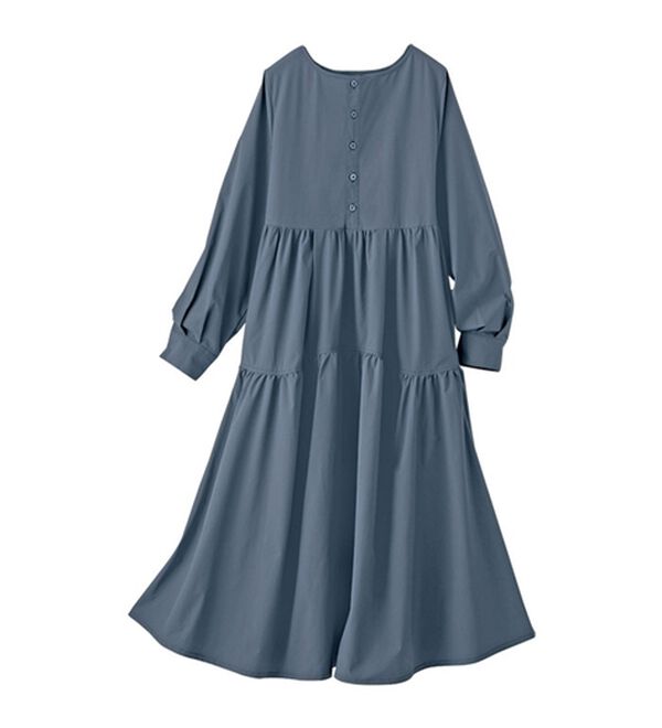 BELLUNA（ベルーナ）の「ウエストギャザーゆったりワンピース（その他ワンピース）」｜詳細画像