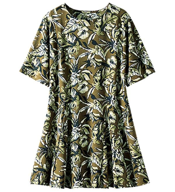 BELLUNA（ベルーナ）の「冷感フレアーシルエットプリントチュニック（チュニック）」｜詳細画像