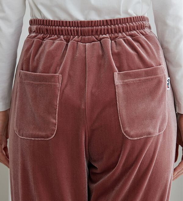 BELLUNA（ベルーナ）の「＜ＦＩＬＡ＞ベロア素材配色使いパンツ（その他パンツ）」｜詳細画像