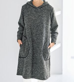 BELLUNA（ベルーナ）の「可愛く体型カバー！フードデザインゆったりチュニック（チュニック）」｜詳細画像
