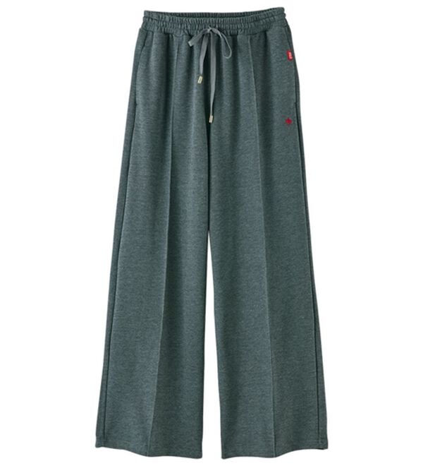 BELLUNA（ベルーナ）の「【ＰＯＬＯ　ＢＣＳ】裏毛素材センターシームワイドパンツ（フルレングスパンツ）」｜詳細画像