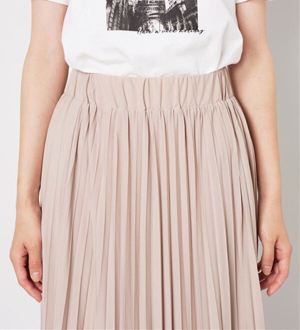 BELLUNA（ベルーナ）の「洗っても形が崩れにくい！プリーツスカート（ロングスカート）」｜詳細画像