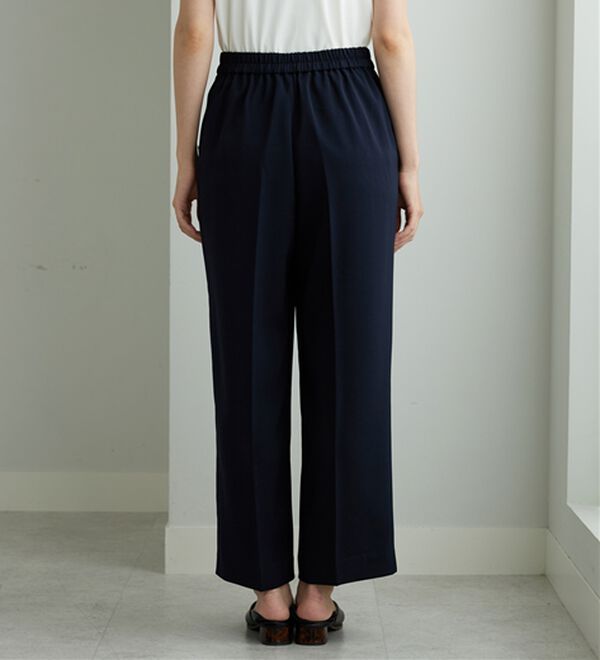 BELLUNA（ベルーナ）の「メランジストレッチ素材ワイドパンツ（ワイドパンツ・ガウチョ）」｜詳細画像