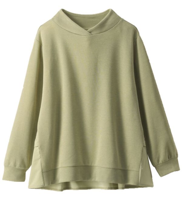 BELLUNA（ベルーナ）の「ラメ調バックフレアー切替プルオーバー（カットソー）」｜詳細画像