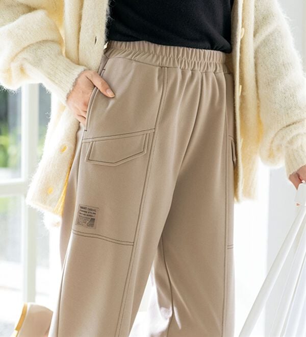 ルフラン（ルフラン）の「【３本組】はき心地快適！切替ステッチ裏起毛パンツ（その他パンツ）」｜詳細画像