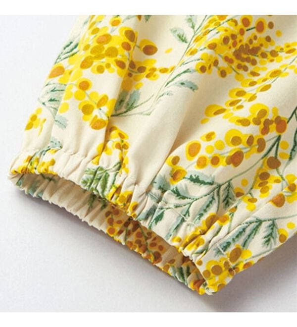 BELLUNA（ベルーナ）の「綿１００％素材おしゃれなかっぽうチュニック（パジャマ・ルームウェア）」｜詳細画像