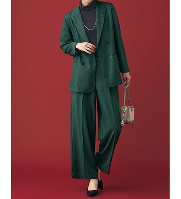 BELLUNA（ベルーナ）の「しわになりにくいウールライクジャケット（その他ジャケット）」｜詳細画像