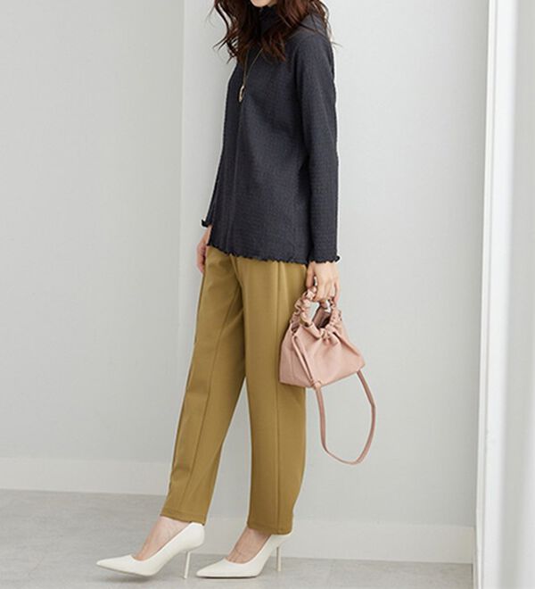 BELLUNA（ベルーナ）の「ジャカード素材メローデザインプルオーバー（カットソー）」｜詳細画像