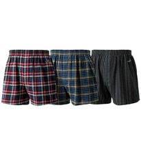 「【３枚組】＜クロコダイル＞フランネル生地の暖かトランクス（メンズトランクス）」