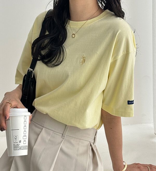 GeeRA（ジーラ）の「【Ｕ．Ｓ．　ＰＯＬＯ　ＡＳＳＮ．】カラーTシャツ（Tシャツ）」｜詳細画像
