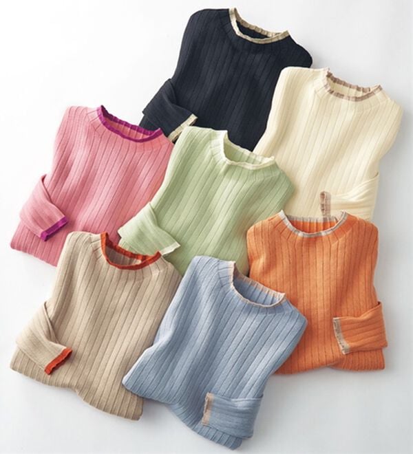 BELLUNA（ベルーナ）の「コットンミックスリブセーター（ニット・セーター）」｜詳細画像