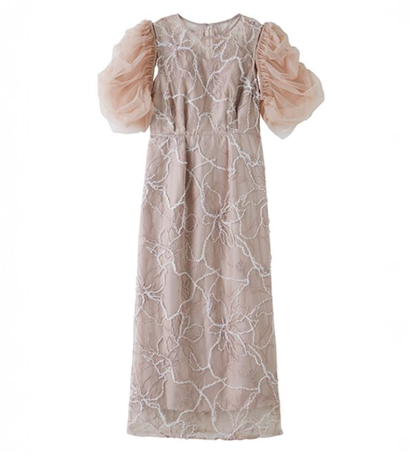 RANAN（ラナン）の「3way袖取り外し可能フェザーレースドレス（その他ワンピース）」｜詳細画像