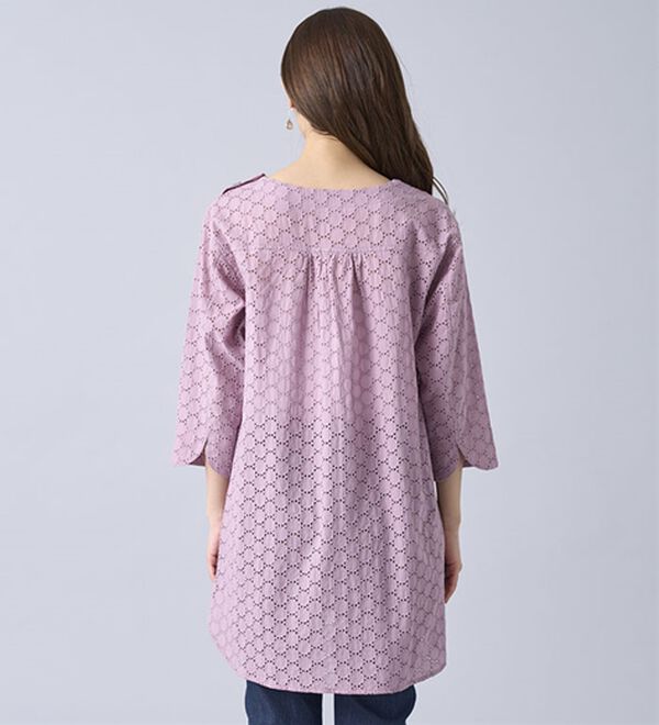 BELLUNA（ベルーナ）の「綿１００％サークルレース素材チュニック（チュニック）」｜詳細画像